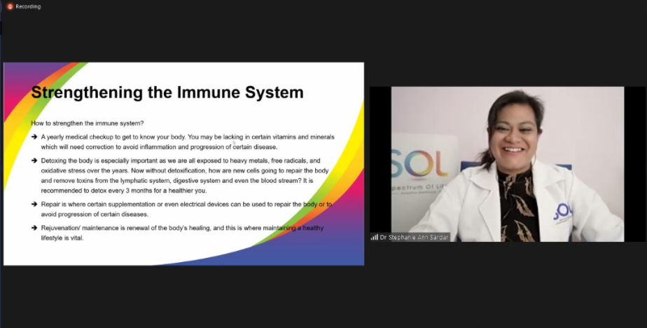 Interactive Zoom Session with Dr. Stephanie Ann Sardar