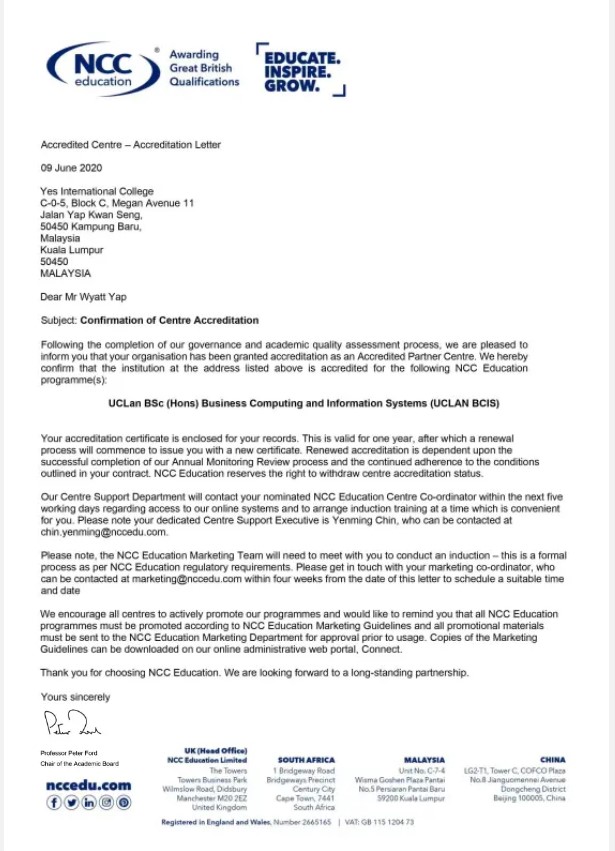 Pearson BTEC Approvals